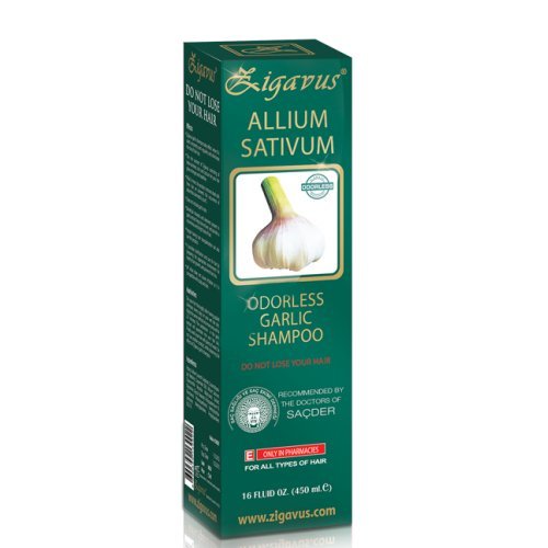 Zigavus Extra Plus Garlic Shampoo 450 ml to Prevent Hair Loss