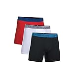 under armour boxerjock 9 inch 2 pack Entrepierna: 6 " Under Armour Under Armour Charged Cotton Stretch 6 Boxerjock - Paquete de 3 XXL Black