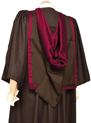 Ashington Gowns Master’s Hood, Multiple Colours Available, Graduation Regalia Hood for Bachelor’s or Master’s Ceremony, Graduation Outfit Necessity