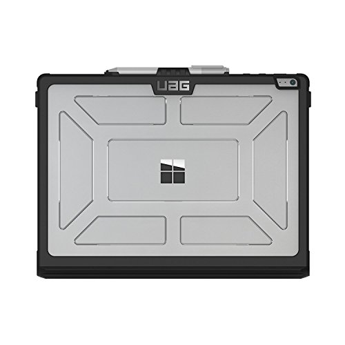 Urban Armor Gear Hardcase für Microsoft Surface Book – transparent [Microsoft zertifiziert | Lüftungsschlitzaussparungen | Pen Halterung | Stoßfest] – SFBK-ICE - 7