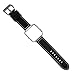 Produktbild Sansee Luxus echtes Leder Uhrenarmband Armband + Metallrahmen für Fitbit Blaze Smart Watch Fitbit Blaze Strap (schwarz)
