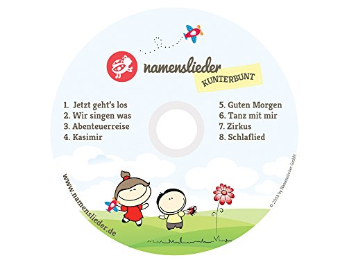 Namenslieder CD - Personalisierte Kinderlieder - 8 Kinderlieder gesungen mit Deinem Namen - Zur Taufe, Geburtstagsgeschenk, Taufgeschenk - 4
