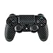 Produktbild Stillshine Design PS4 Aufkleber Schutzfolie Skin Sticker Set styling für Sony Playstation 4 Dualshock Controller X 1 ( Auch PS4 Slim & PS4 Pro ) (Carbon Fiber Black)