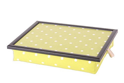 Andrew´s Knietablett Laptray mit Kissen Tablett für Laptop "Spot Green"