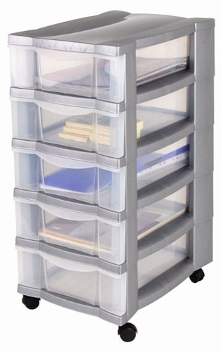 Schubladenschrank mit 5 Schubladenaden und Rollen - preiwerter Brocontainer rollbar Schubladenschrank mit 5 Schubladenaden und Rollen - preiwerter Brocontainer rollbar