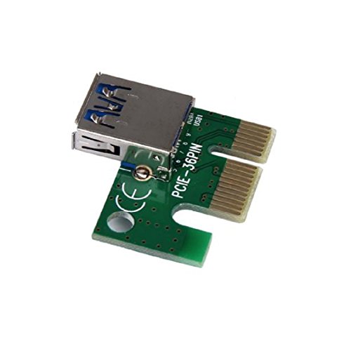 Vovotrade PCI-E Express Powered Riser-Karte W / USB 3.0 Verlängerungskabel 1x bis 16x Monero - 5