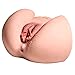 Produktbild HUIJIAN Männlicher Masturbator Lebensechte Reife Weibliche Eselpuppe Realistische Weiche Silikonhüften 3D Voll Der Elastizität 21 * 16 * 14cm (Farbe : Flesh, größe : 21 * 16 * 14cm)