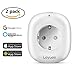 Produktbild Leyuee Smart Plug WiFi Steckdose Kompatibel mit Alexa Echo Google Home mit USB-Anschluss als Docking-Station für USB-Geräte Simultan Timing-Funktion Fernbedienung Ihre Geräte von überall (2 Pcs)