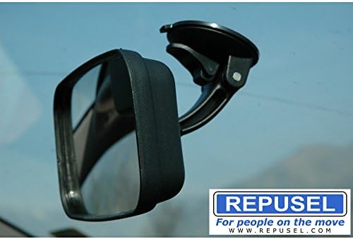 Baby View Back Seat Mirror Additional Car Mirror for Baby and Child On The Back Seat, Extra Large and easy to assemble with Strength Cleaner