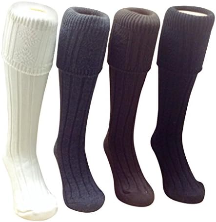 Kilt hose socks, Thick Chunky Knit, Comfortable, Great Colours. Carefully made in the UK.