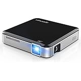APEMAN Mini DLP Beamer Projektor Pico Projector WVGA, 1000:1 Kontrast, 854x480 Pixel, mit USB, HDMI, MHL, 25000 Stunden LED Lebensdauer