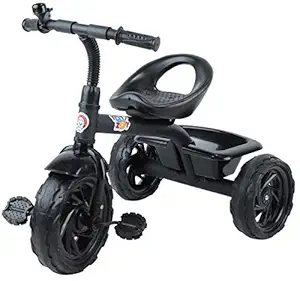 Toyzoy Maple Lite Kids|Baby Trike|Tricycle with Detachable Bell for Kids|Boys|Girls Age Group 2 to 5 Years, TZ-524 (Black)