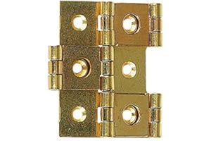 Charnière paravent - Décor : Laitonné - Largeur fermée : 25 mm - Matériau : Acier - ITAR