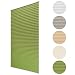 Produktbild Sol Royal Plissee SolDecor P25 - 90x150 cm Grün - Klemm-Fix ohne Bohren - Plissee-Rollo Jalousie für Fenster & Türen