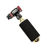 CO2 Inflator Pump by ShoutBike - Variable Gas Flow Control - Presta & Schrader Valve Compatible - Bicycle Tyre Pump For Road & Mountain Bikes - Insulated Sleeve - No CO2 Cartridges - sold separately.