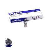 fusible 5x20 6a Voltaje: 250 VAC 10 x Fusible Temporizado (M) medio de cristal 1.25 A/250 VAC 5 x 20 mm