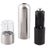 UK Free fast Post Generic uk150608–3 < 1 & 3361 * 1 >/Tools Salz Salz Pfeffer Edelstahl Kräutermühle Electric Küche Tools Müller W/LIGHT Edelstahl S