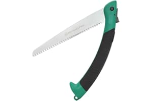 MichaelPro MP018007 Folding Hand Saw, Foldaway Saw, Pruning Saw, 11” Rugged Blade Hand Saw with Non-Slip Grip for Tree Pruning, Camping, Gardening, Hunting. Cutting Wood, PVC