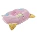 YKS soft Cotton piggy Pig Shaped baby newborn Infant Toddler Sleeping Support Pillow Prevent Flat Head Flathead GIFT (Pink)