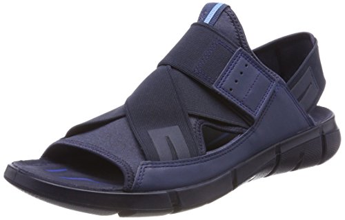 Ecco Mens Intrinsic Open Toe Sandals Blue True Navy Marine