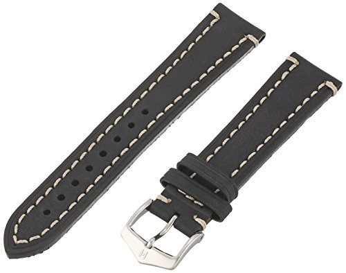 HIRSCH HLiberty Artisan Calf Leather Watch Band - 18mm, 20mm, 22mm, 24mm - Handpicked Saddle Natural Grain Leather - Quick Release Watch Strap