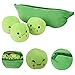 Produktbild kakakooo 1pc Erbsen-in-a-Pod Spielzeug Plüsch Bean Toy Stuffed Pflanze Kissen-Puppe spielt Geschichte Erbsen-in-a-Pod-Plüsch-Sitzsack (15,7 Zoll)