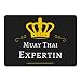 Produktbild Mousepad Muay Thai Expertin schwarz