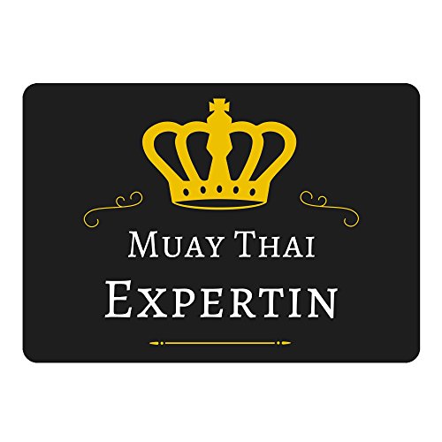 Preisvergleich Produktbild Mousepad Muay Thai Expertin schwarz