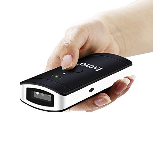 Eyoyo Lettore Codice a Barre Scanner BTEY-002S Barcode Mini Portabile Wireless 10 Ore per Linux Windows Mac Android iOS Magazzino