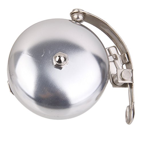 Chytaii Sonnette de Vélo Vintage Bicyclette Bell Ring Accessoire de Cyclisme en Alliage Argenté