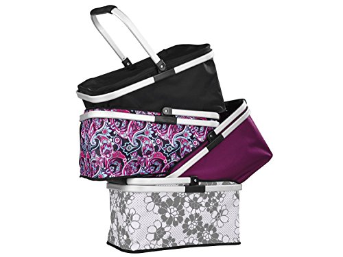 TOPMOVE Einkaufskorb verschiedene Designs 77314 (schwarz) - 4