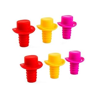 jemous Wine Bottle Stopper Wine Stopper Reusable Silicone Bar Fresh Keeping Cap Cork Plug Non- Slip Convenient Use for Kitchen Home Restaurant Kitchen Kit