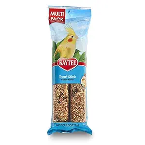 Kaytee Pet Products BKT100502949 Forti-Diet Pro Health Honey Cockatiel Treat Stick Value Pack, 8-Ounce