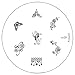 KONAD - Stamping Nail Art Image Plate M39 [Personal Care]