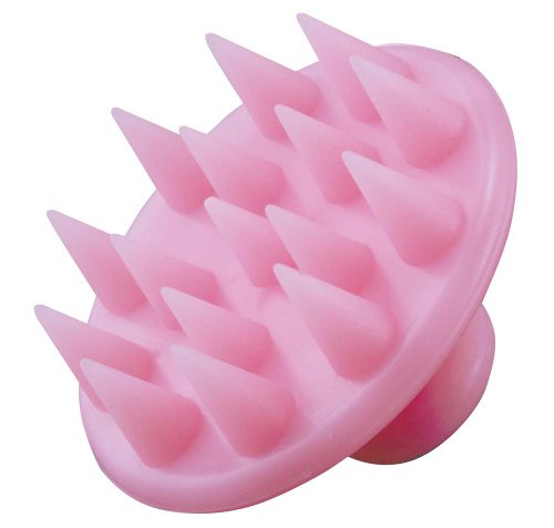 Shampoo Scalp Massage - Silicom Brush (pink) by Shimomura by Shimomura