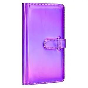 Ablus 96 Pockets Mini Photo Album for Fujifilm Instax Mini Camera, Polaroid Snap, Z2300, SocialMatic Instant Cameras & Zip Instant Printer (Nebula Purple)