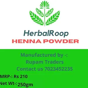 HerbalRoop Rajasthani Cloth filter henna powder 250gm