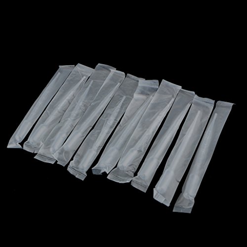MagiDeal 10PCS 3ml Disposable Polyethylene Eye Dropper Transfer Graduated Pipettes - 7