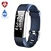 Produktbild Fitness Armband mit Pulsmesser, HETP Uhr Schrittzähler Pulsuhr Fitness Trackers Wasserdicht IP67 Pedometer Aktivitätstracker Bluetooth Smart Watch Armband Uhr mit 14 Trainingsmodi Schlafmonitor Kalorienzähler Sport Fitness Uhr für Kinder Damen Männer