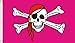 Produktbild PIRATEN TOTENKOPF MIT GEKREUZTEN KNOCHEN, ROSA, & PARTY MUSIC FESTIVAL-ZELT FLAGGE, FÜR MÄDCHEN, PARTY, NIGHT PARTY BANNER FÜR JUNGGESELLINNENABSCHIED
