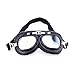 Produktbild Retro Aviator Pilot Brillen Harley Style Motorrad Halb Helm Goggle Brille mit Schwarz Maske