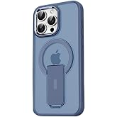GGM GİYİM &amp; AKSESUAR iPhone 14 Pro Max i&ccedil;in Magsafe ile Uyumlu Arkası Mat Yapıya Metal Kamera &Ccedil;er&ccedil;eveli Ultra G&uuml;&ccedil;lendirilmiş 