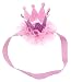 Healthy Clubs Baby Kids Girl's Glitter Crown Hair Band Headband Elastic Headwear