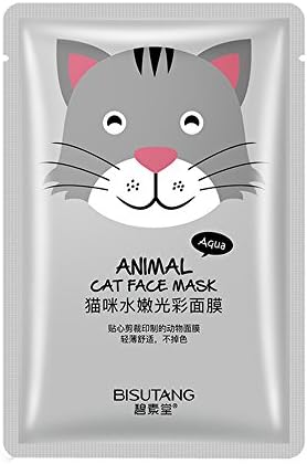 1PC Animal Mask Moisturizing Moisturizing Cute Mask Clean And Bright by Tonsee (B)