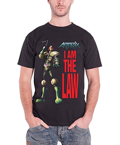 Hard Days Night Shop Anthrax 'I Am The Law' T-Shirt