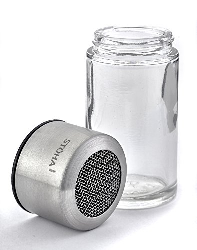 Fackelmann 55295 Stoha Kakaostreuer 11 cm, edelstahl / glas - 2