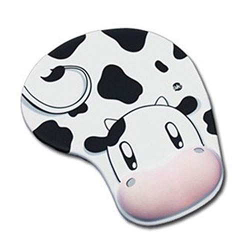 Preisvergleich Produktbild Kuh-Silikon-Armband-Mausunterlage, Kreative KarikaturMausunterlage, Super Weicher Handrest, Nette Frische Mausunterlage