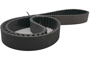 Geeyu STD3M 393-S3M Cinghia dentata Lunghezza cinghia sincrona 393mm Larghezza 8mm 10mm S3M Passo cinghia in gomma 3mm(Width 3mm)