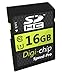 Price comparison product image Digi Chip 16GB SDHC Class 10 Memory Card For Panasonic Lumix DMC-GM5, DMC-LX100, DMC-TZ70, DMC-TZ57, DMC-SZ10, DMC-FT30, DMC-FT6, DMC-GF7, DMC-G7, DMC-FZ300 & DMC-GX8 Digital Cameras