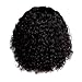 Produktbild Damen lockiges Haar Perücke Frauen Vollperücke Kurzwelle Schwarz Natürlich aussehende Frauen Synthetische Perücken